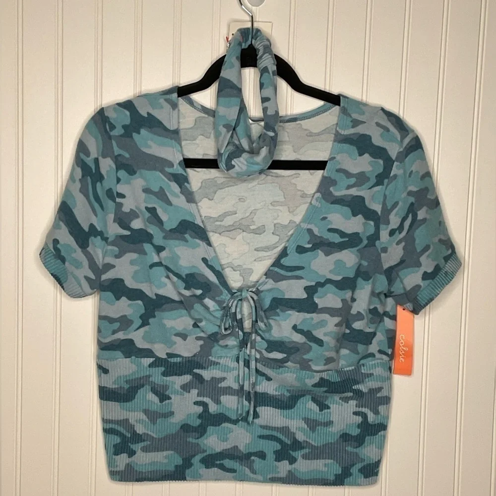Colsie Women's Pajama Top and headband